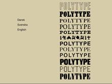 Polytype v/Carl Henrik Kruse Zakrisson