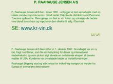 RAAHAUGE SHIPPING P. Raahauge Jensen A/S